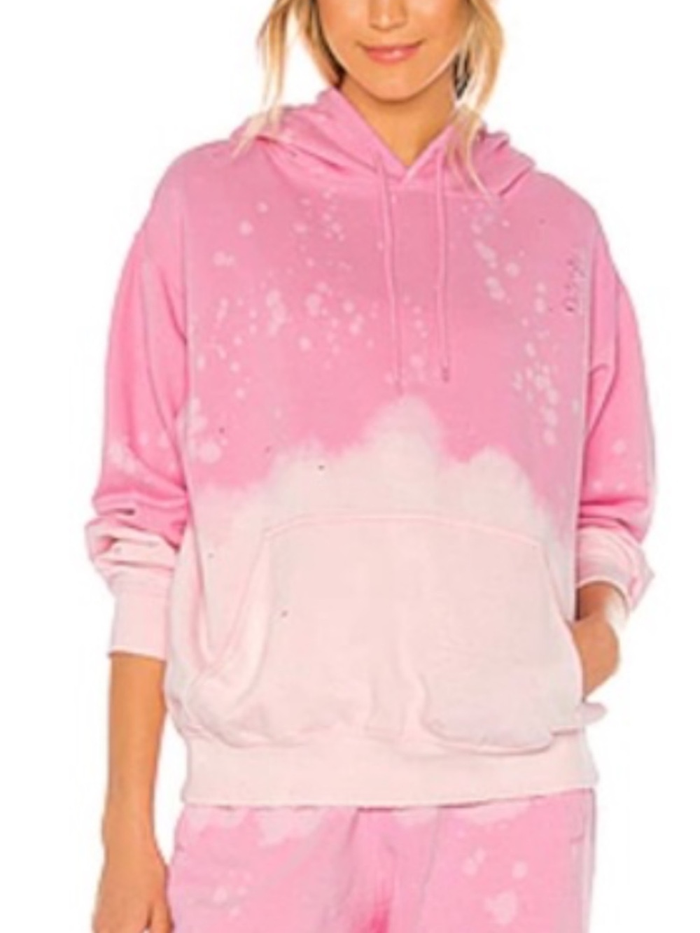 La Detresse Pink hoodie